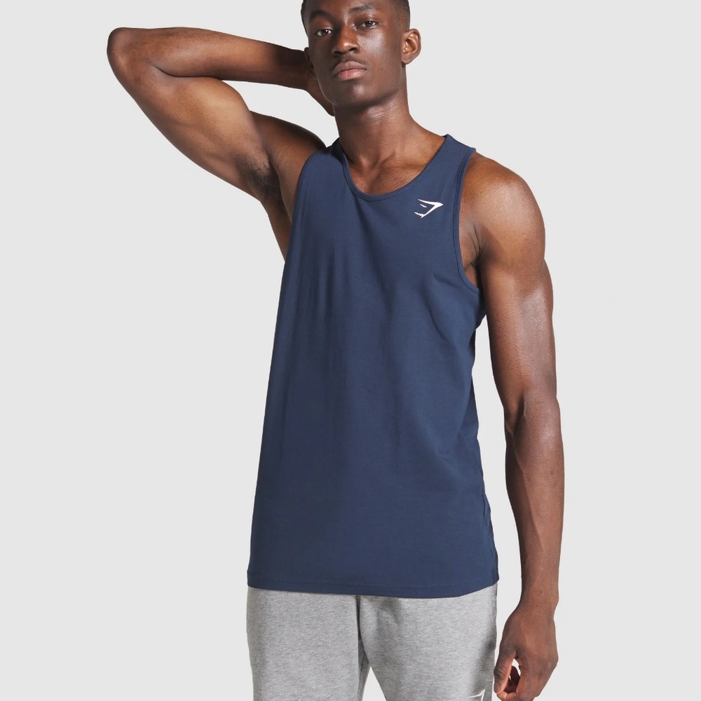 gymshark Critical tank eclipse blue